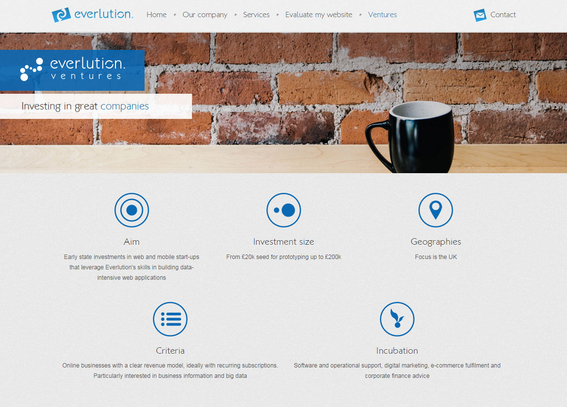 Everlution ventures page
