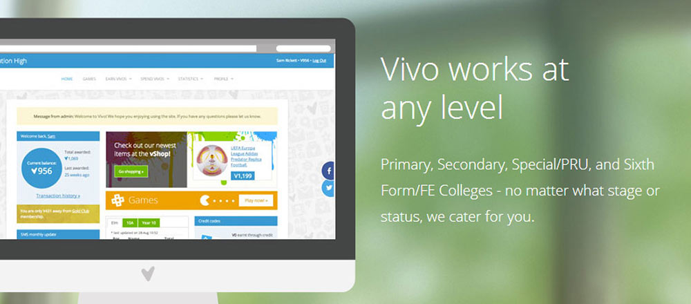 Vivo Miles website thumbnail