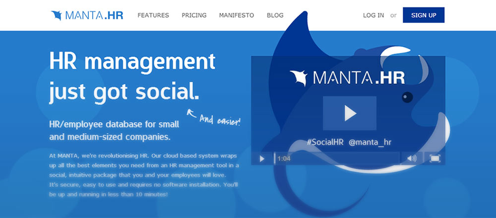 Manta website thumbnail