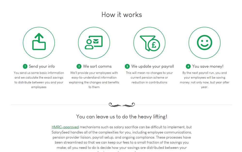 SalarySeed how it works page
